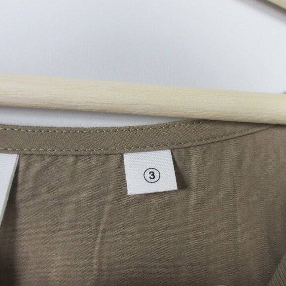 NIko And... Women's Tunic Top Long Sleve Pullover Casual Side Slits 3 Taupe 318 - Picture 3 of 9